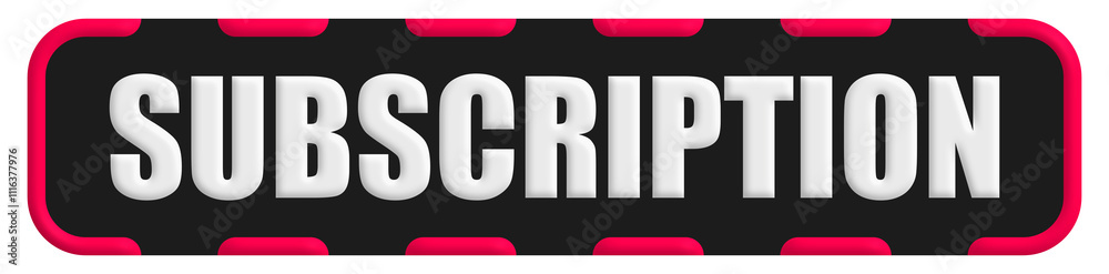 Subscription Stamp Seal, Black Background Subscription Word Rubber Stamp Banner Design Element Subscription Stamp Seal, Black Background Subscription Word Rubber Stamp Banner Design Element