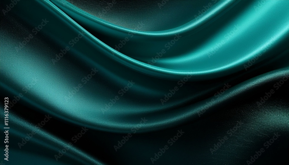 Obraz premium Emerald Sea: A Subtle Dance of Color and Texture
