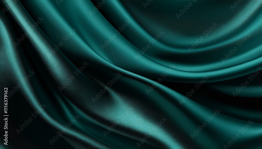 Obraz premium Aventurine Dreams: Luxurious Shimmer on Satin Fabric