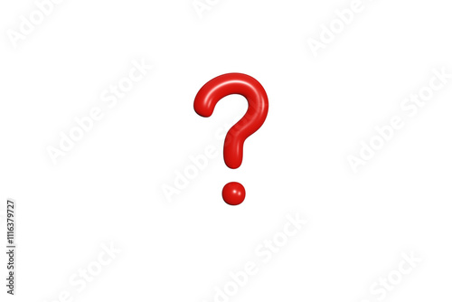 red question mark, PNG