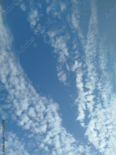 blue sky with clouds