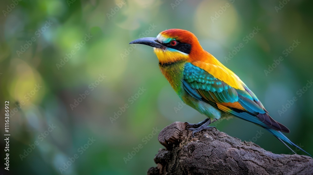 Obraz premium a full-bodied bird of brilliant beauty