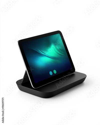 Wallpaper Mural Modern tablet display in a minimalist workspace digital technology showcase sleek design contemporary environment creative concept Torontodigital.ca