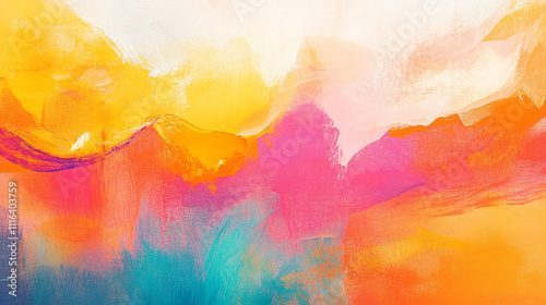 An abstract image representing the power of positive thinking and emotional resilience, with bright colors symbolizing optimism, strength, and growth.