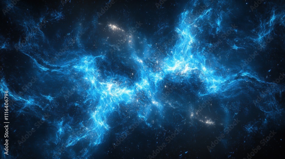 Abstract blue light beams cut through darkness, capturing a high-energy design full of dynamic motion Abstract blue light beams cut through darkness, capturing a high-energy design full of dynamic motion
