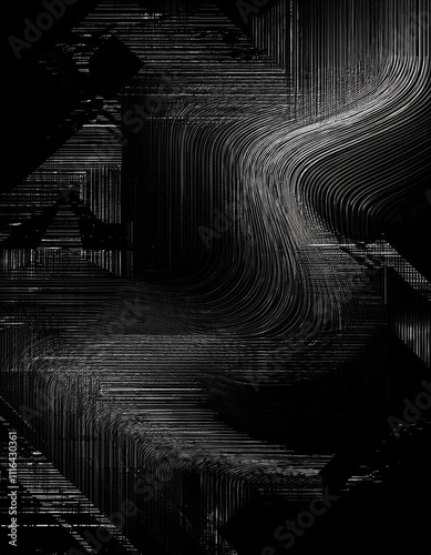 Abstract scratch dot pixel texture with random dark theme