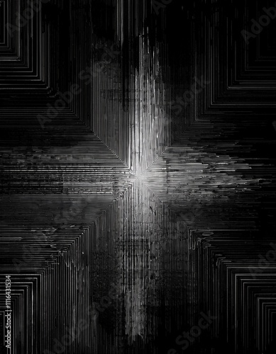 Abstract scratch dot pixel texture with random dark theme
