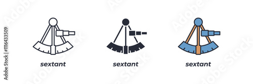 Cuadro en lienzo sextant icon