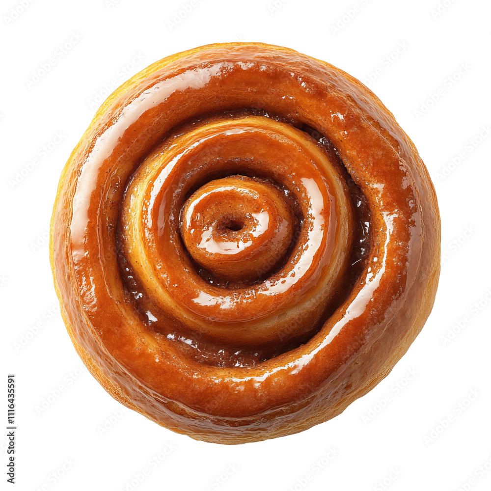 Fototapeta premium bun isolated on white