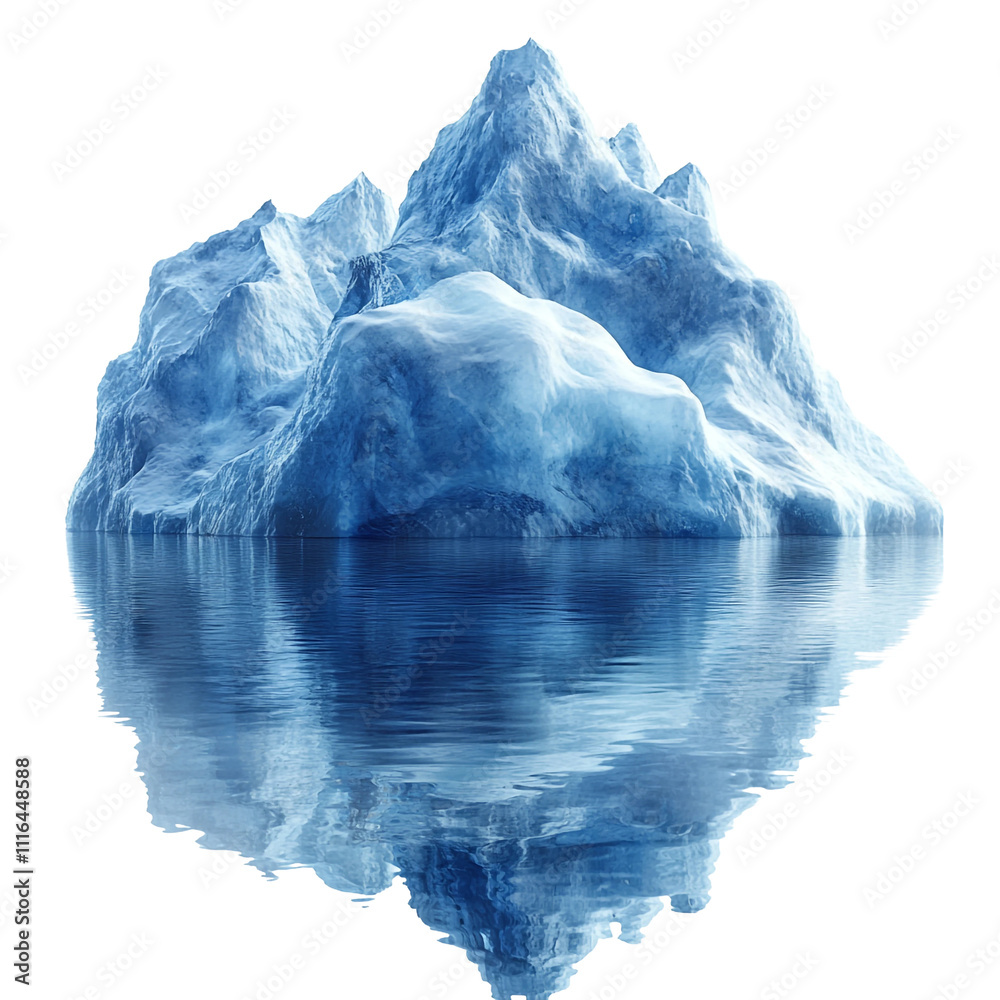 Fototapeta premium Attractive Arctic Chill Isolated On Transparent Background 