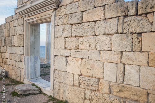 Wallpaper Mural Ruins of the ancient and medieval city of Tauride Chersonesos. Russia, Republic of Crimea, city of Sevastopol. Torontodigital.ca