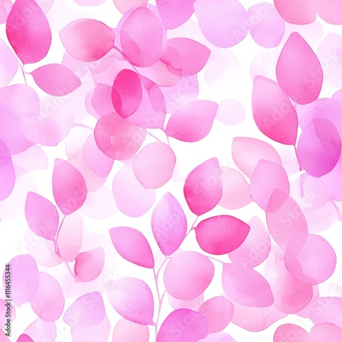 Abstract soft pink shapes in a loose watercolor style. 