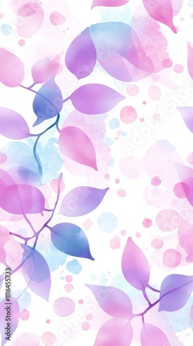 Abstract soft pink shapes in a loose watercolor style. 