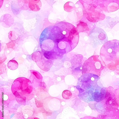 Abstract soft pink shapes in a loose watercolor style. 