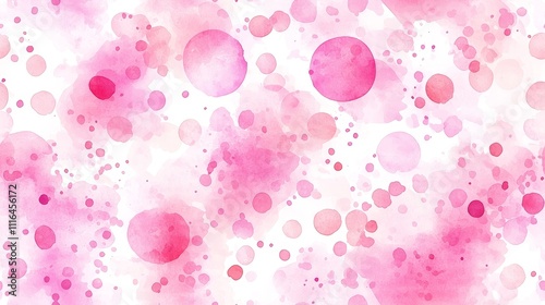 Abstract soft pink shapes in a loose watercolor style. 