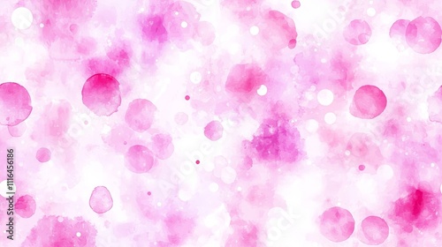 Abstract soft pink shapes in a loose watercolor style. 