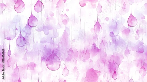 Abstract soft pink shapes in a loose watercolor style. 