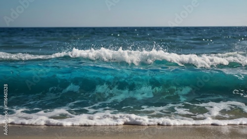 waves on the beach