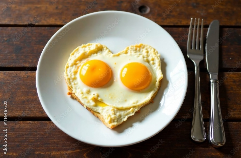 scrambled eggs in the shape of a heart scrambled eggs in the shape of a heart