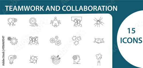 Explore a vibrant and engaging flat vector illustration that captures the essence of teamwork and collaboration in a modern business environment. teamwork, collaboration, flat vector, business plannin