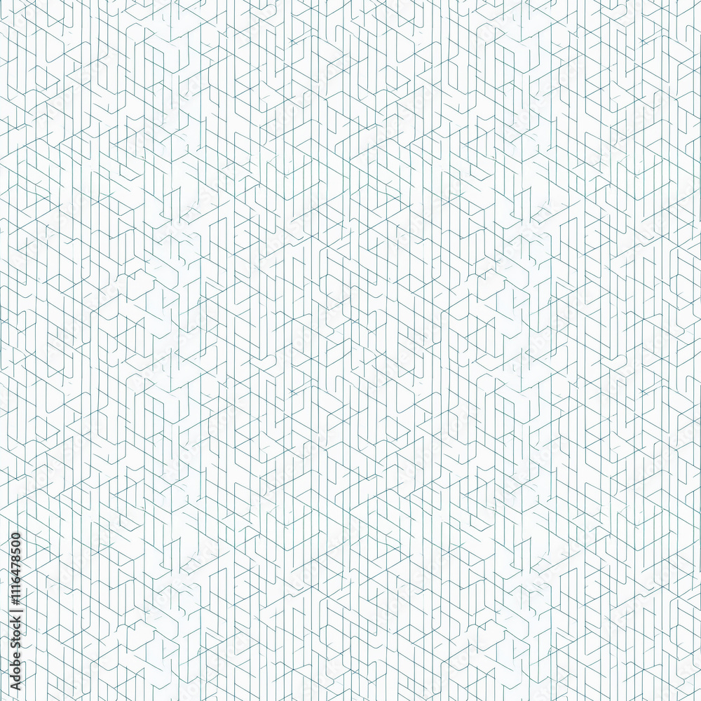 Obraz premium Intricate line patterns create a mesmerizing geometric design on a light background