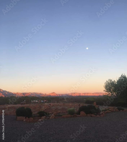 Moonrise over Sedona 