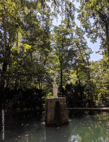 Mother Mary Statue in the Grotto 