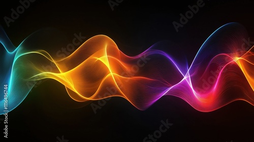 Neon Flow - Dynamic Waves of Color and Light