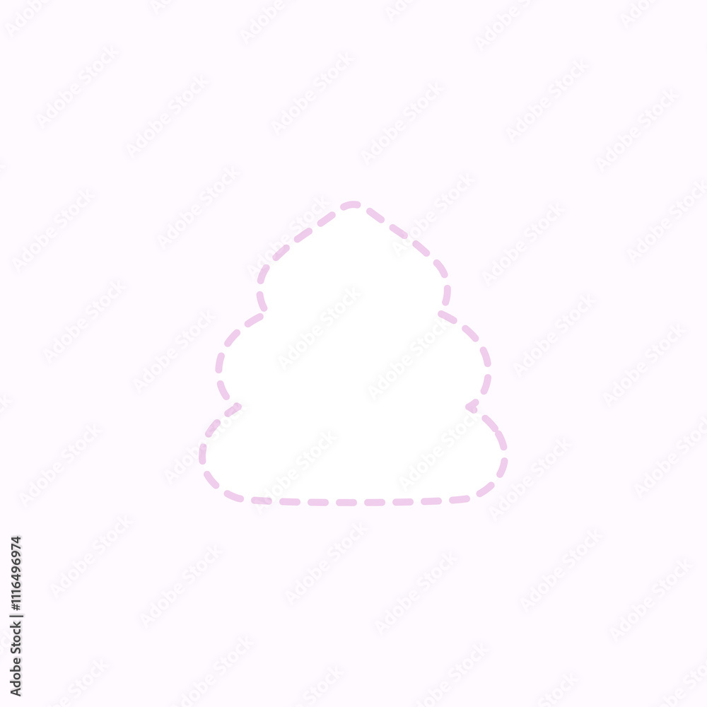 Obraz premium シンプルな波線のうんちアイコン♪