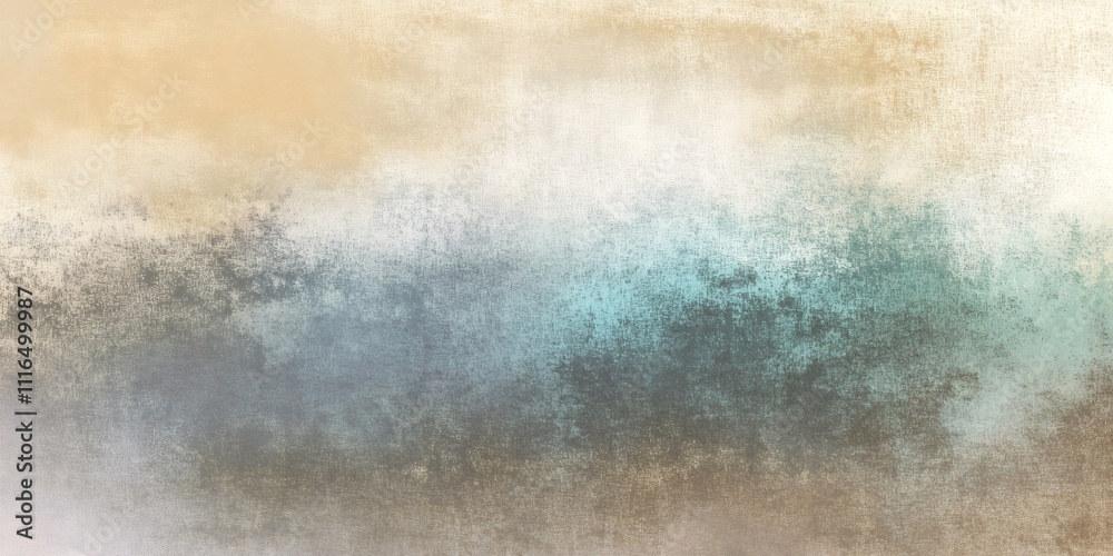 Fototapeta premium Gradient effect textured background in beige, blue, brown, and green, perfect for websites, banners, posters, and social media