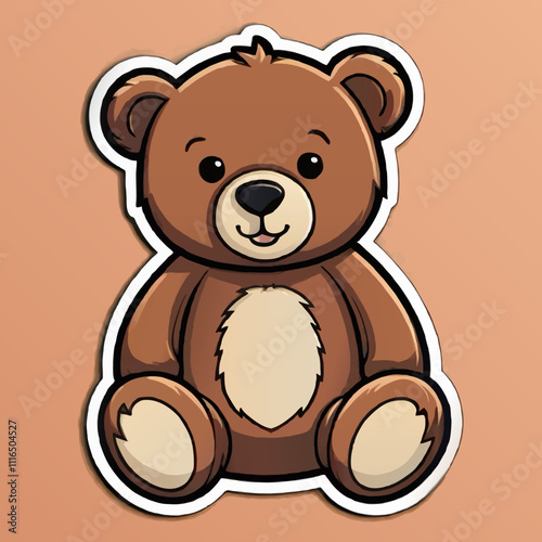 teddy bear cartoon vector