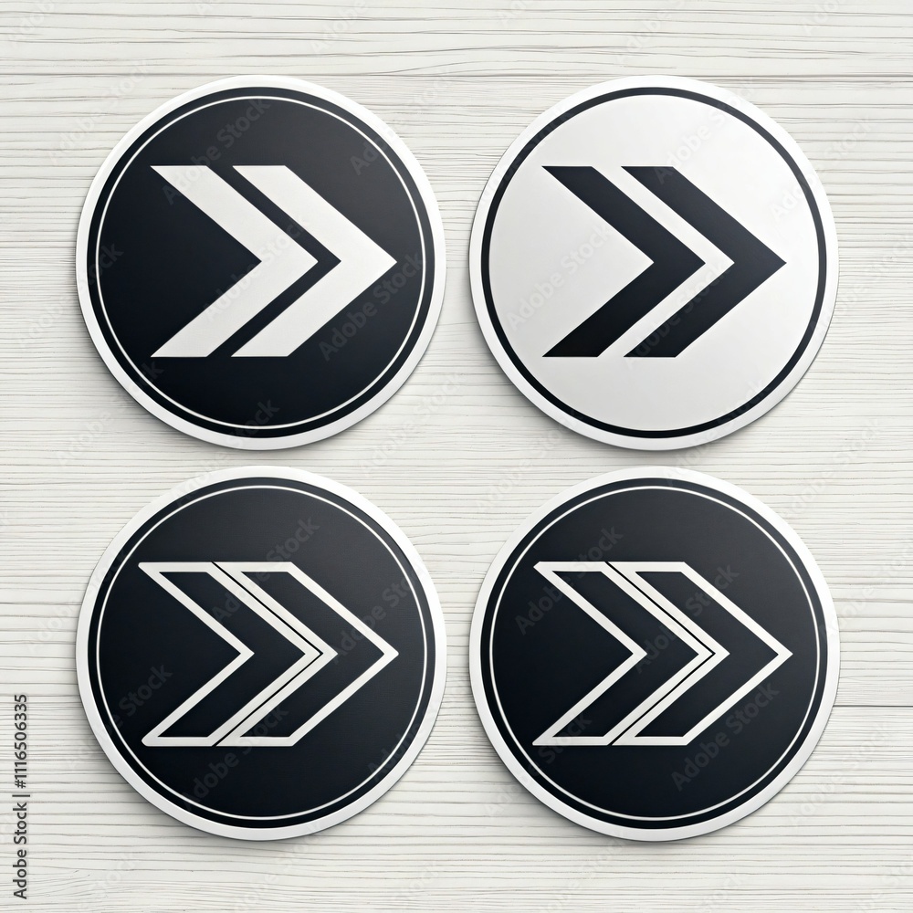 Stylish Arrow Badge Designs for Modern Aesthetics Generative AiI Stylish Arrow Badge Designs for Modern Aesthetics Generative AiI