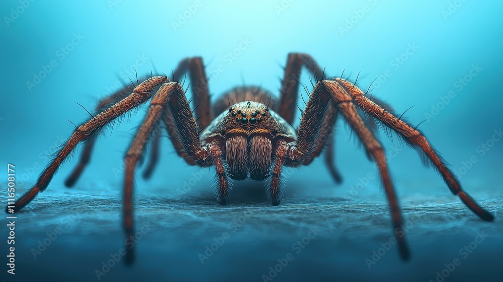 Close-up spider macro photography detailed exploration of underwater nature Close-up spider macro photography detailed exploration of underwater nature