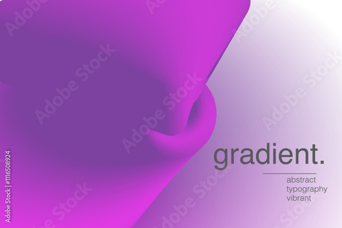 abstract gradient design with vibrant purple tones, creating a soft and smooth flow of overlapping shapes cool abstract