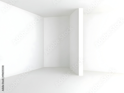 Wallpaper Mural Minimalist White Room with Clean Lines Torontodigital.ca