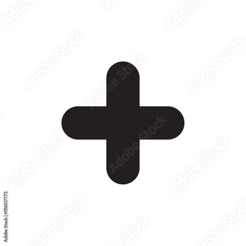 Add icon Flat line illustration