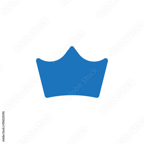 Crown icon Flat line illustration