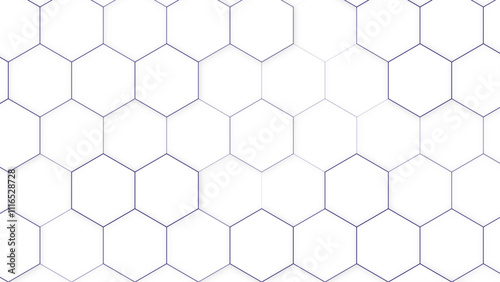 Seamless pattern of the hexagonal netting