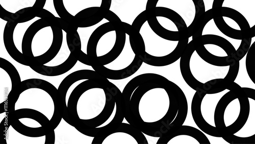 Circle black hipster white background.