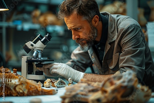 Meticulous laboratory work on historical artifacts