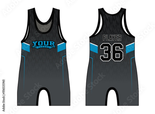 Wrestling Singlets are designed with an elegant edgy and wild look. Sports gear template mockup perfect fit for all sports. The designs that go on casual wear, shirts, fashion apparel, and all kind 