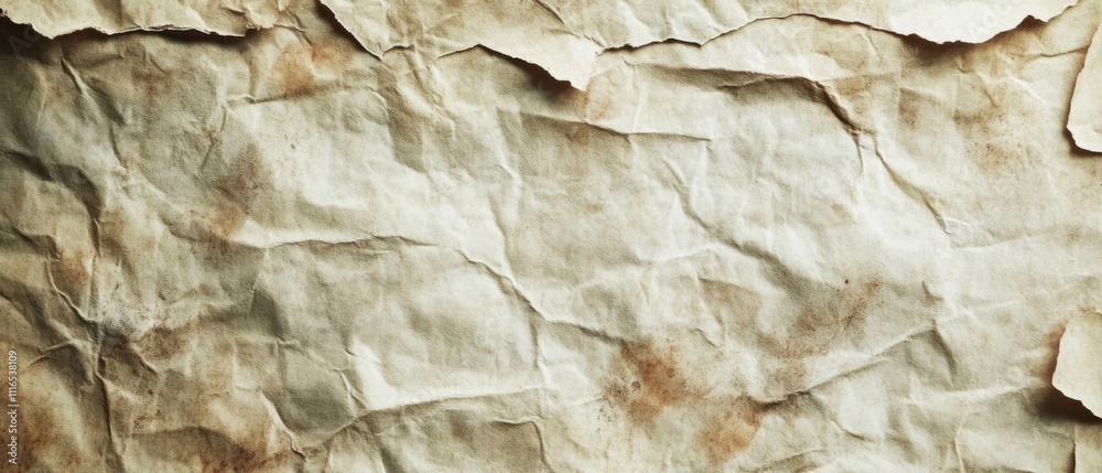 Crumpled and Stained Paper Texture Crumpled and Stained Paper Texture