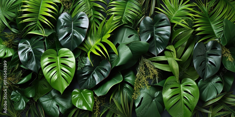 Obraz premium leaves background