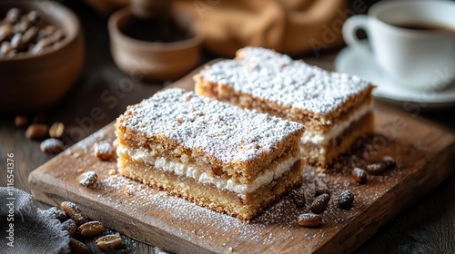 torta della nonna slices italian sweets