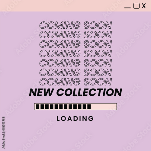 trendy coming soon web release background