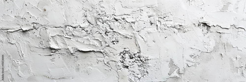 Obraz premium Textured Background White. White Plastered Wall with Stucco Texture and Stone Structure