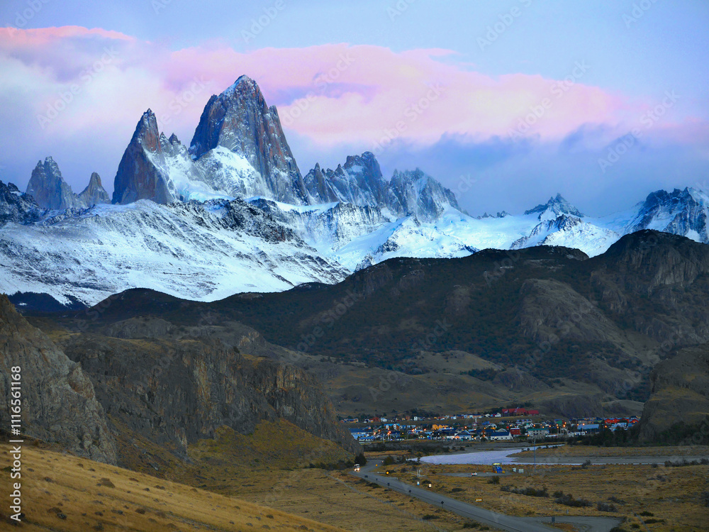 Εκτύπωση καμβά Mount Fitz Roy Chalten Patagonia Argentina