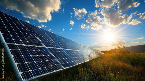 Tendency to take advantage of the free roofs of the industries to place photovoltaic panels to reduce business electricity costs.Ai generated