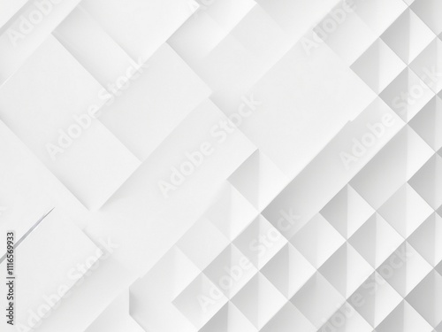 Background with abstract white geometric shapes