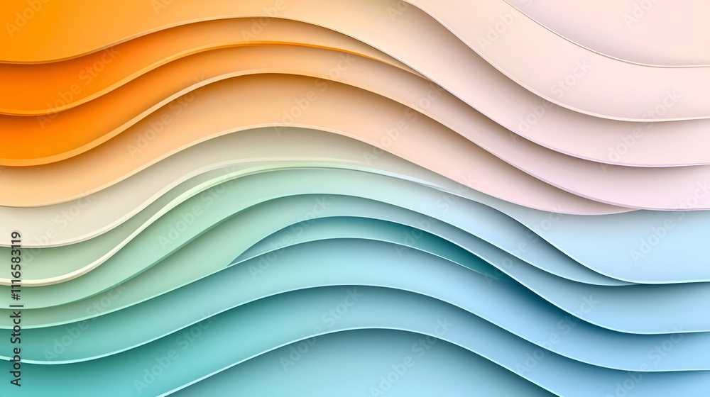 A vibrant abstract design featuring layered waves in warm and cool colors, creating a dynamic visual flow. A vibrant abstract design featuring layered waves in warm and cool colors, creating a dynamic visual flow.